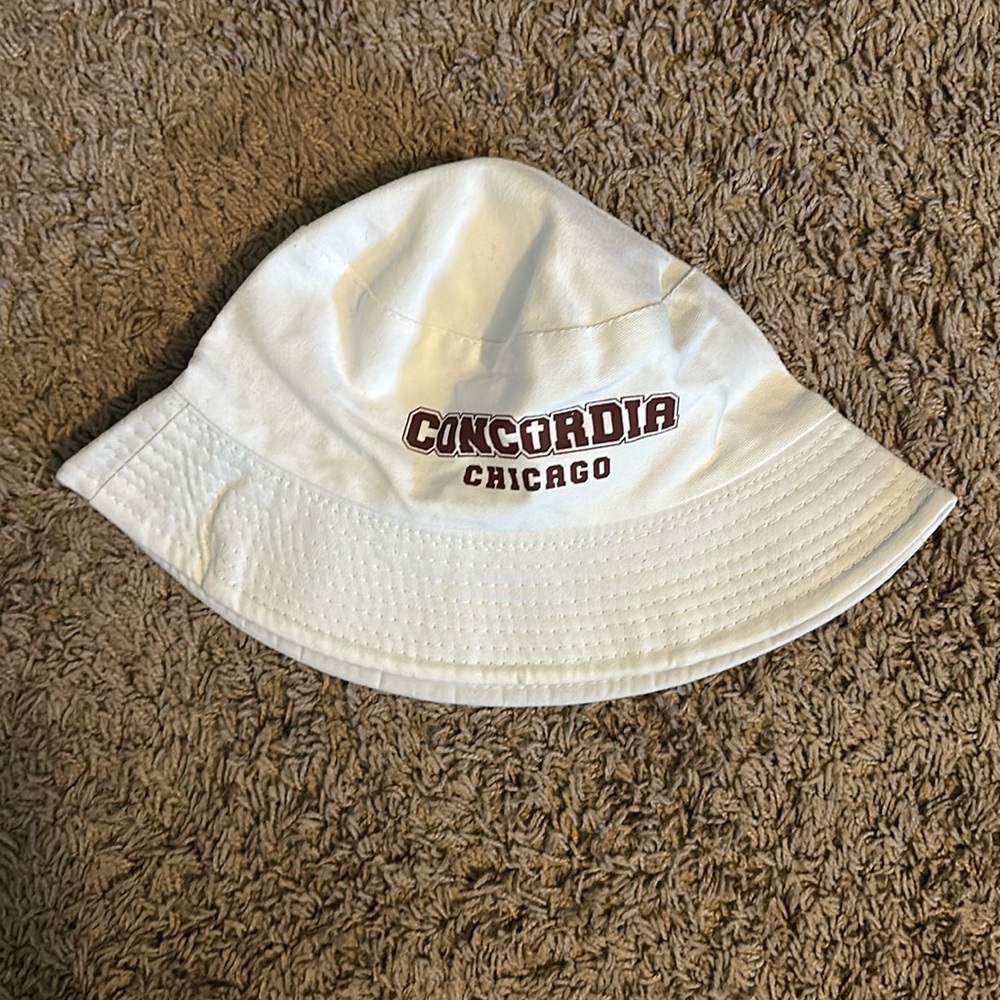 Concordia Chicago White Bucket Hat One Size Fits All